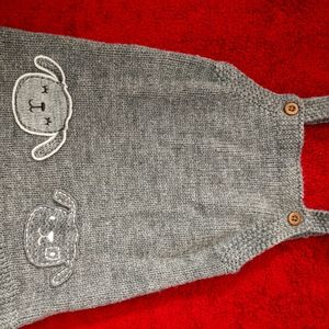 F&F 18-24M knitted overall dress